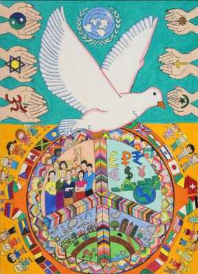画什么代表和平友谊（象征和平的画,简单的）-图1