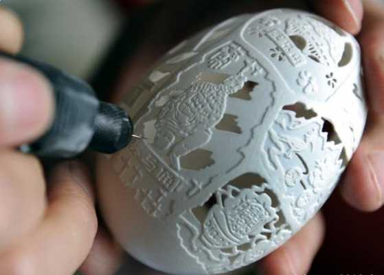 蛋行料雕什么好（蛋雕刻制作方法）-图3