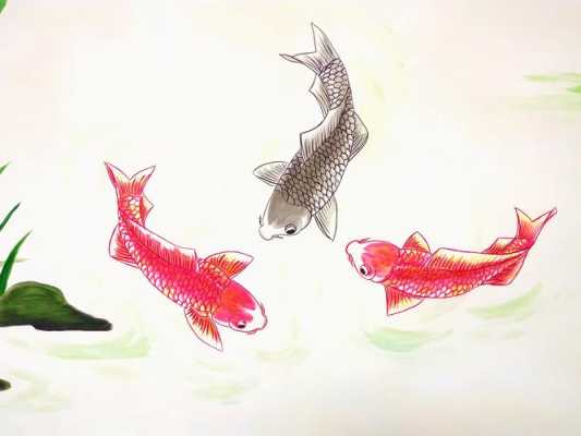 画三条鱼什么意思（三条鱼的画寓意和象征风水）-图1