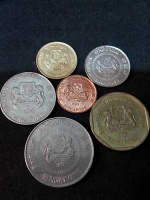 新加坡硬币一块长什么（新加坡币 硬币）-图1